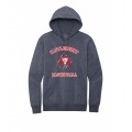 Unisex Navy Basketball Hoodie