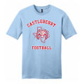 Men's Light Blue Football Tee