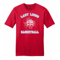 Men's Red Lady Lions Basketball Tee