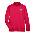 Men's Red Harriton Quarter Zip