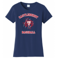 Women's Navy Baseball Tee