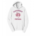 Unisex White Football Hoodie