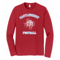 Unisex Red Football LS
