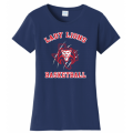 Women's Navy Lady Lions Basketball Tee