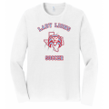 Unisex White Lady Lions Soccer LS