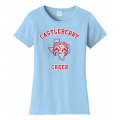 Women's Light Blue Cheer Tee