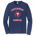 Unisex Navy Baseball LS
