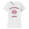 Women's White Soccer Tee