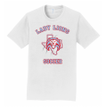 Men's White Lady Lions Soccer Tee