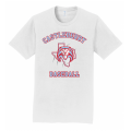 Men's White Baseball Tee