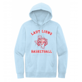 Unisex Light Blue Lady Lions Basketball Hoodie