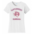 Women's White Baseball Tee
