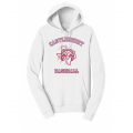 Unisex White Baseball Hoodie