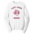 Unisex White Lady Lions Soccer Sweatshirt