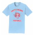 Men's Light Blue Football Tee