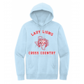 Unisex Light Blue Lady Lions CC Hoodie