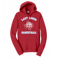 Unisex Red Lady Lions Basketball Hoodie