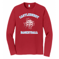 Unisex Red Basketball LS