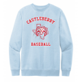 Unisex Light Blue Baseball Sweatshirt