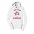 Unisex White Lady Lions Basketball Hoodie