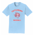 Men's Light Blue Baseball Tee