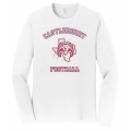 Unisex White Football LS