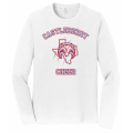 Unisex White Cheer LS