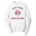 Unisex White Lady Lions T&F Sweatshirt