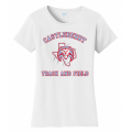 Women's White T&F Tee