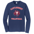Unisex Navy Volleyball LS