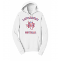 Unisex White Softball Hoodie