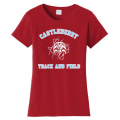 Women's Red T&F Tee