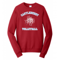 Unisex Red Volleyball Sweatshirt