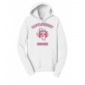 Unisex White Soccer Hoodie