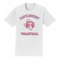 Men's White Volleyball Tee