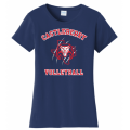 Women's Navy Volleyball Tee