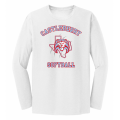 Unisex White Softball LS