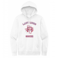 Unisex White Lady Lions Soccer Hoodie