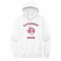 Unisex White Soccer Hoodie