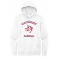 Unisex White Baseball Hoodie