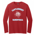 Unisex Red Basketball LS