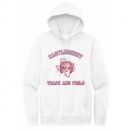 Unisex White T&F Hoodie