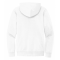 Unisex White Soccer Hoodie