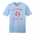 Men's Light Blue Powerlifting Tee
