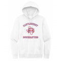 Unisex White Powerlifting Hoodie