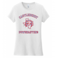 Women's White Powerlifting Tee