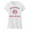 Women's White T&F Tee
