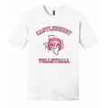 Men's White Volleyball Tee