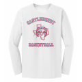 Unisex White Basketball LS