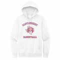 Unisex White Basketball Hoodie